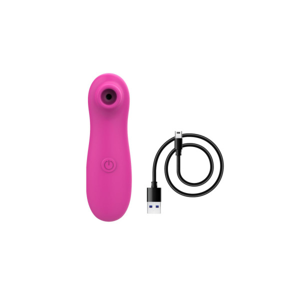 Stimulateur de clitoris par vibrations sur membrane rechargeable USB rose 10 Vitesses De Voyage